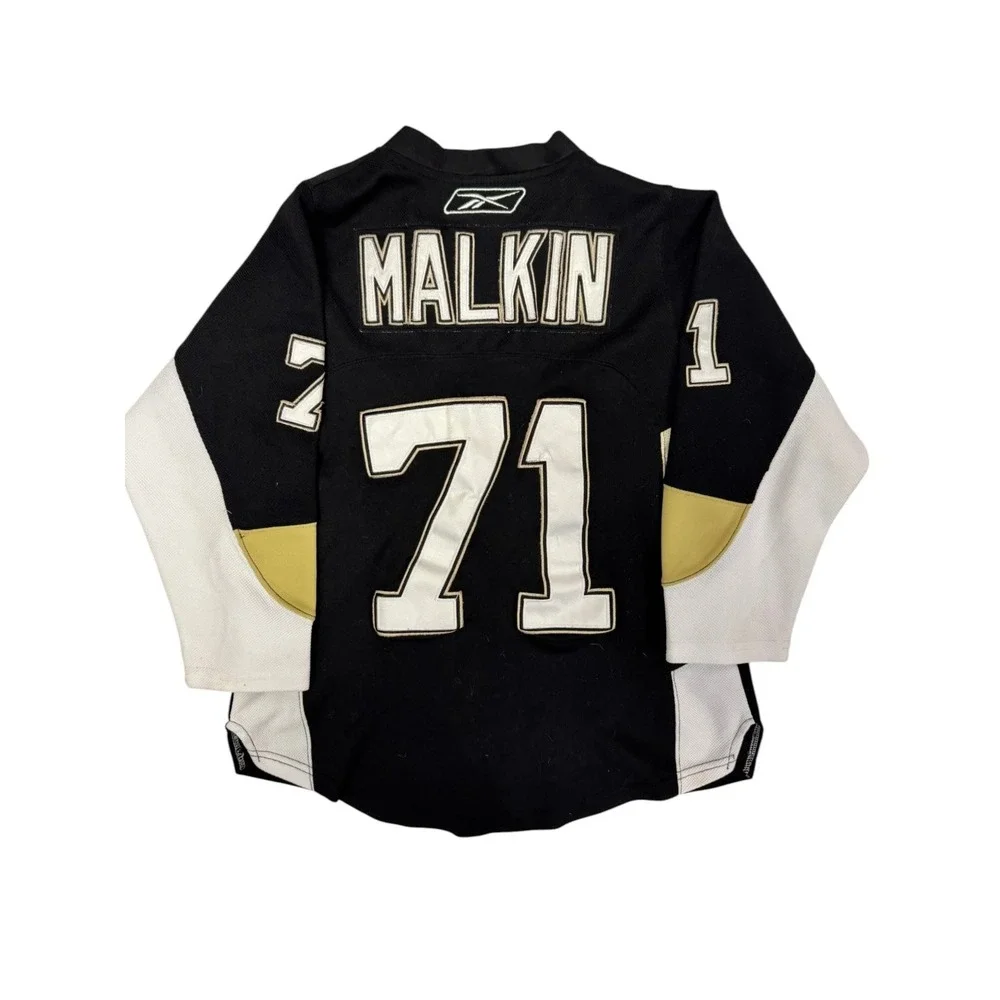 Pittsburgh Penguins Hockey Jersey Evgeni Malkin #71 Reebok Youth Size L/XL NHL